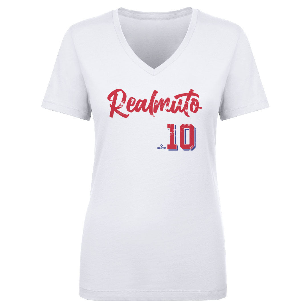 J.T. Realmuto Women's V-Neck T-Shirt | 500 LEVEL