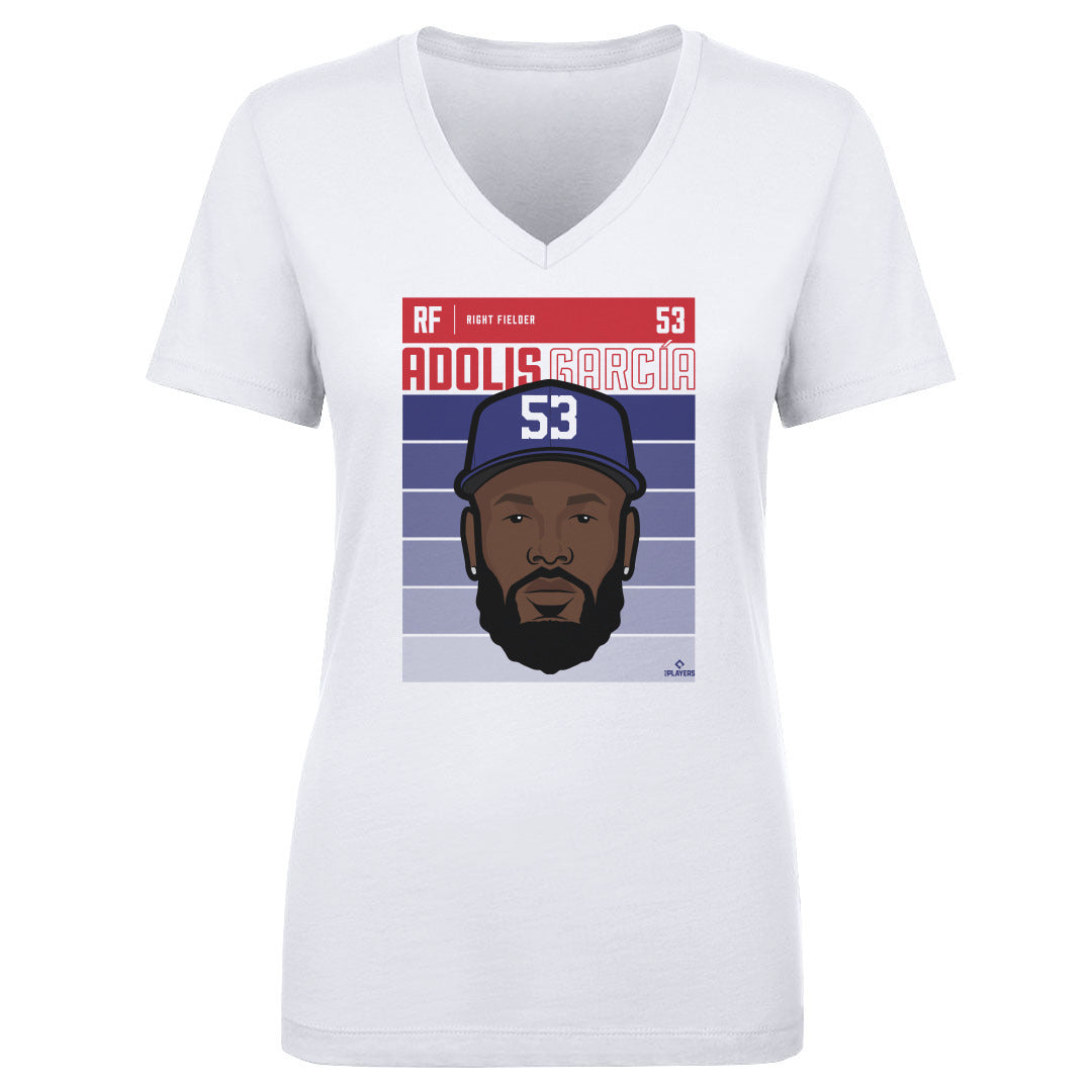 Adolis Garcia Women's V-Neck T-Shirt | 500 LEVEL