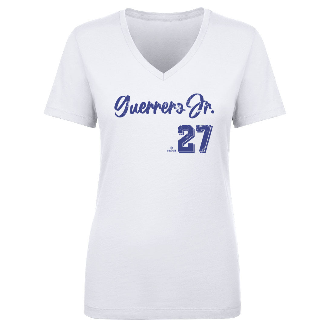 Vladimir Guerrero Jr. Women's V-Neck T-Shirt | 500 LEVEL