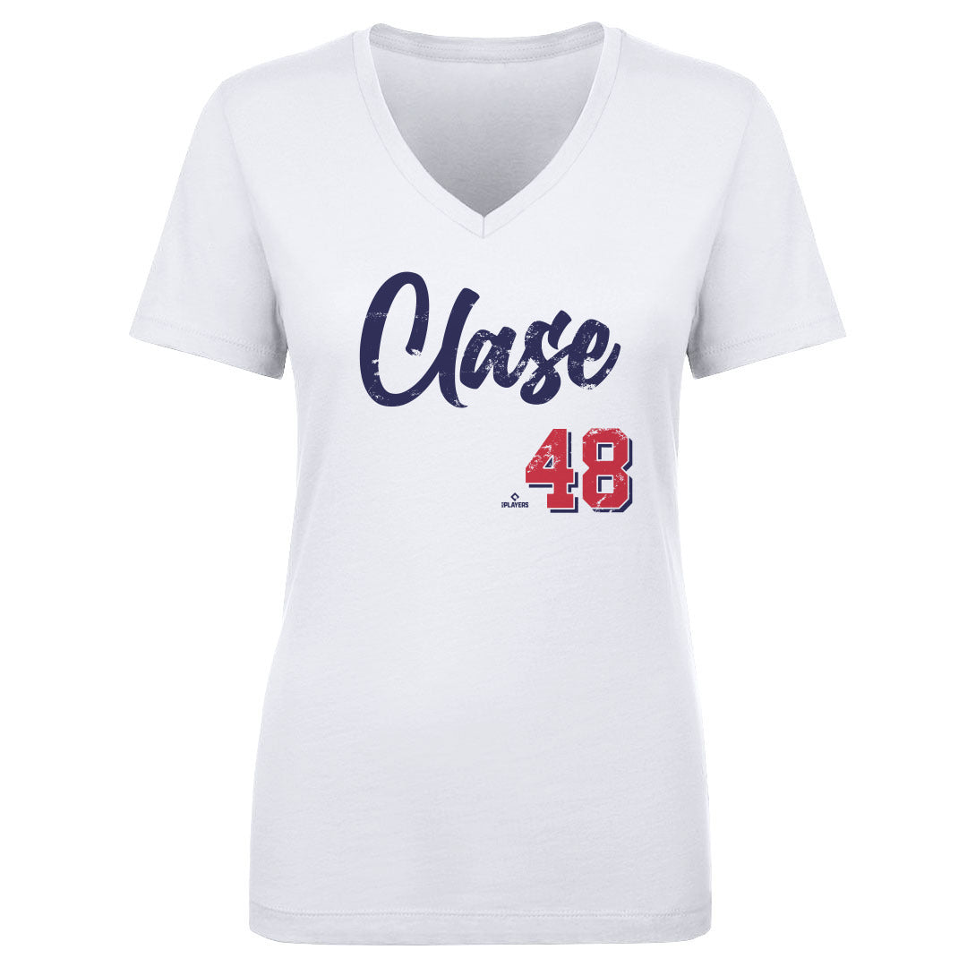 Emmanuel Clase Women's V-Neck T-Shirt | 500 LEVEL