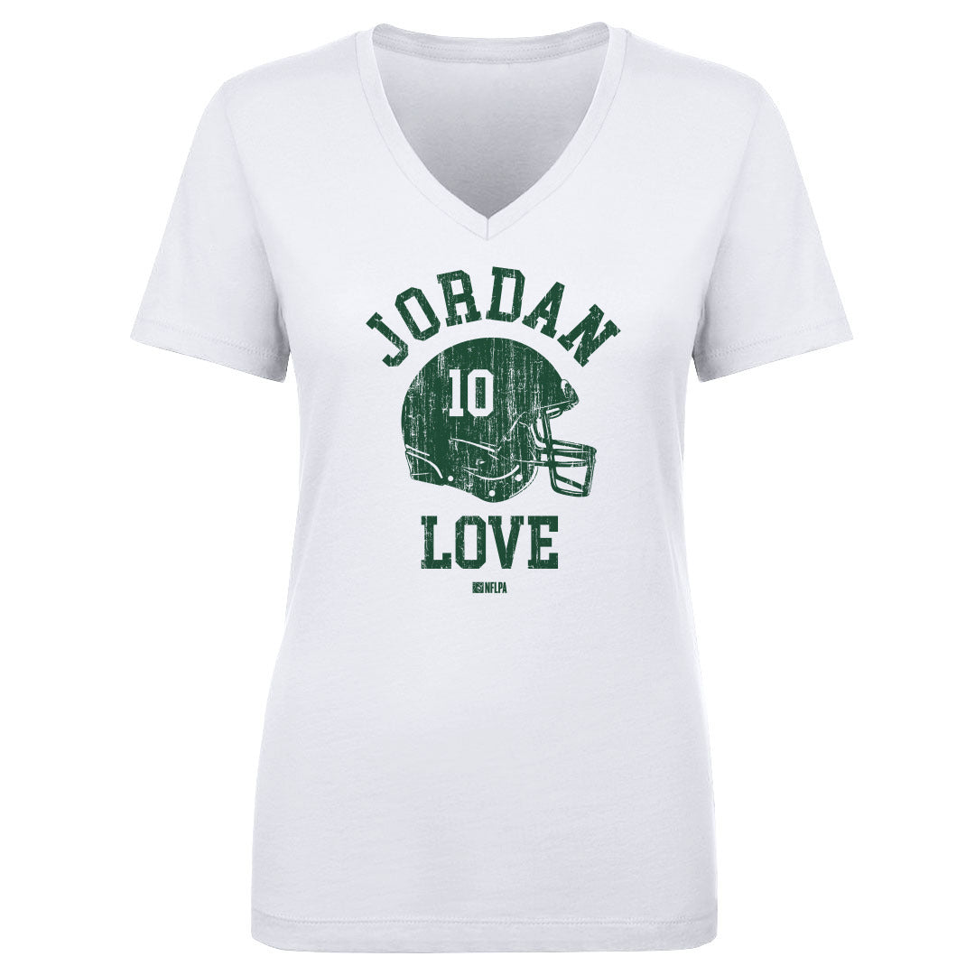 Jordan Love Women's V-Neck T-Shirt | 500 LEVEL