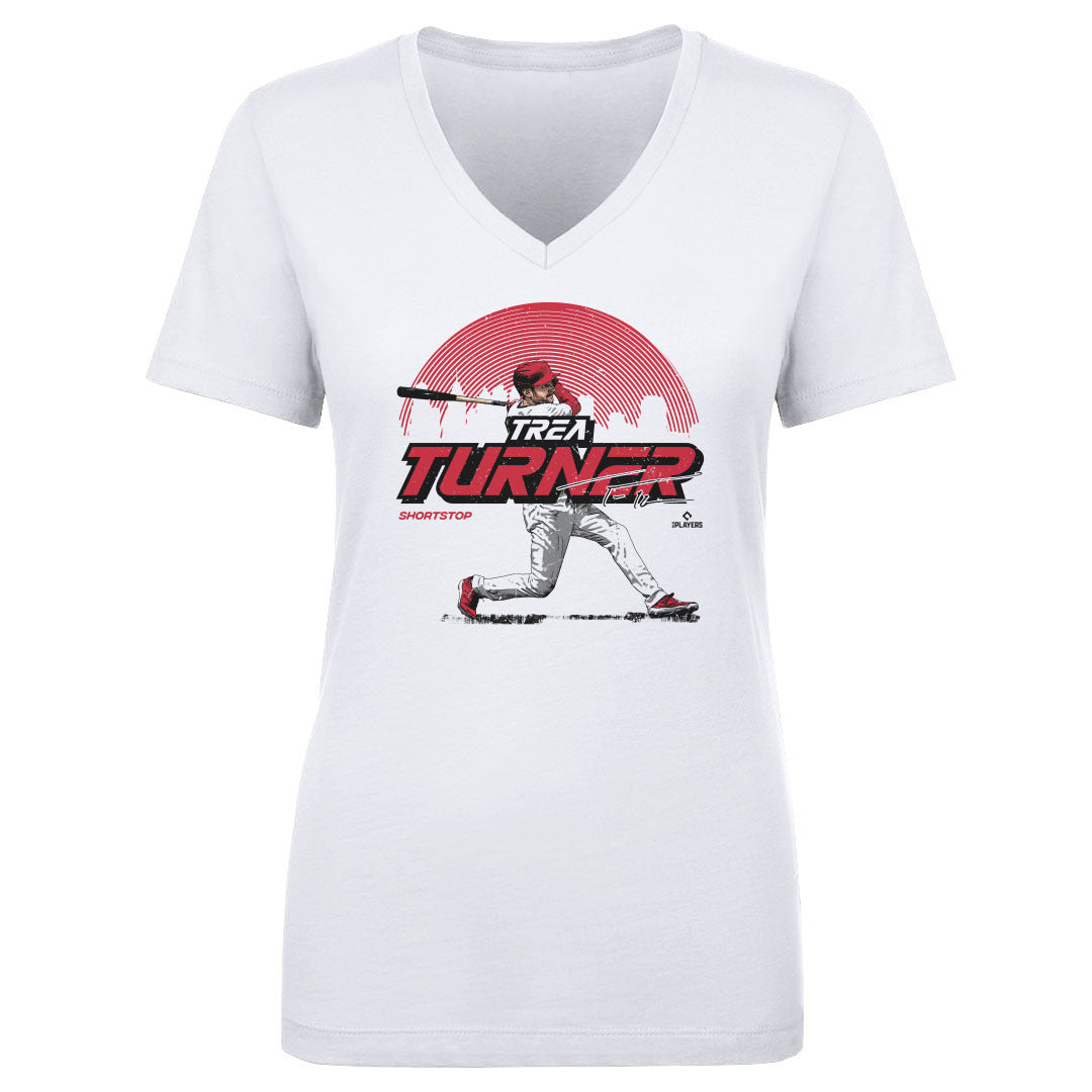 Trea Turner Women's V-Neck T-Shirt | 500 LEVEL