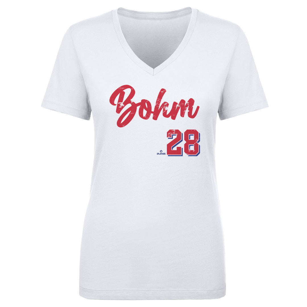 Alec Bohm Women's V-Neck T-Shirt | 500 LEVEL