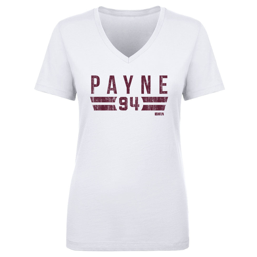 Daron Payne Women's V-Neck T-Shirt | 500 LEVEL