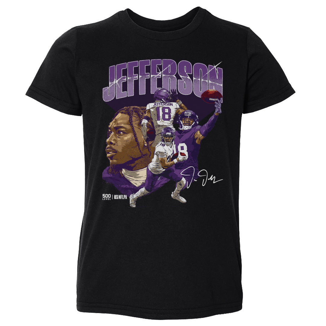 Justin Jefferson Kids Toddler T-Shirt | 500 LEVEL