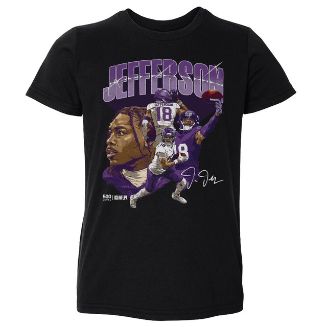 Justin Jefferson Kids Toddler T-Shirt | 500 LEVEL