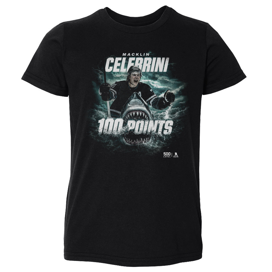 Macklin Celebrini Kids Toddler T-Shirt | 500 LEVEL