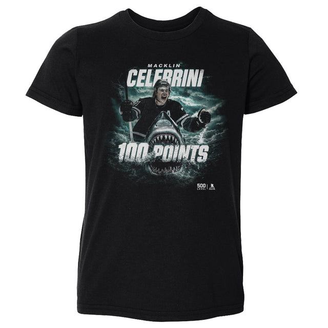 Macklin Celebrini Kids Toddler T-Shirt | 500 LEVEL