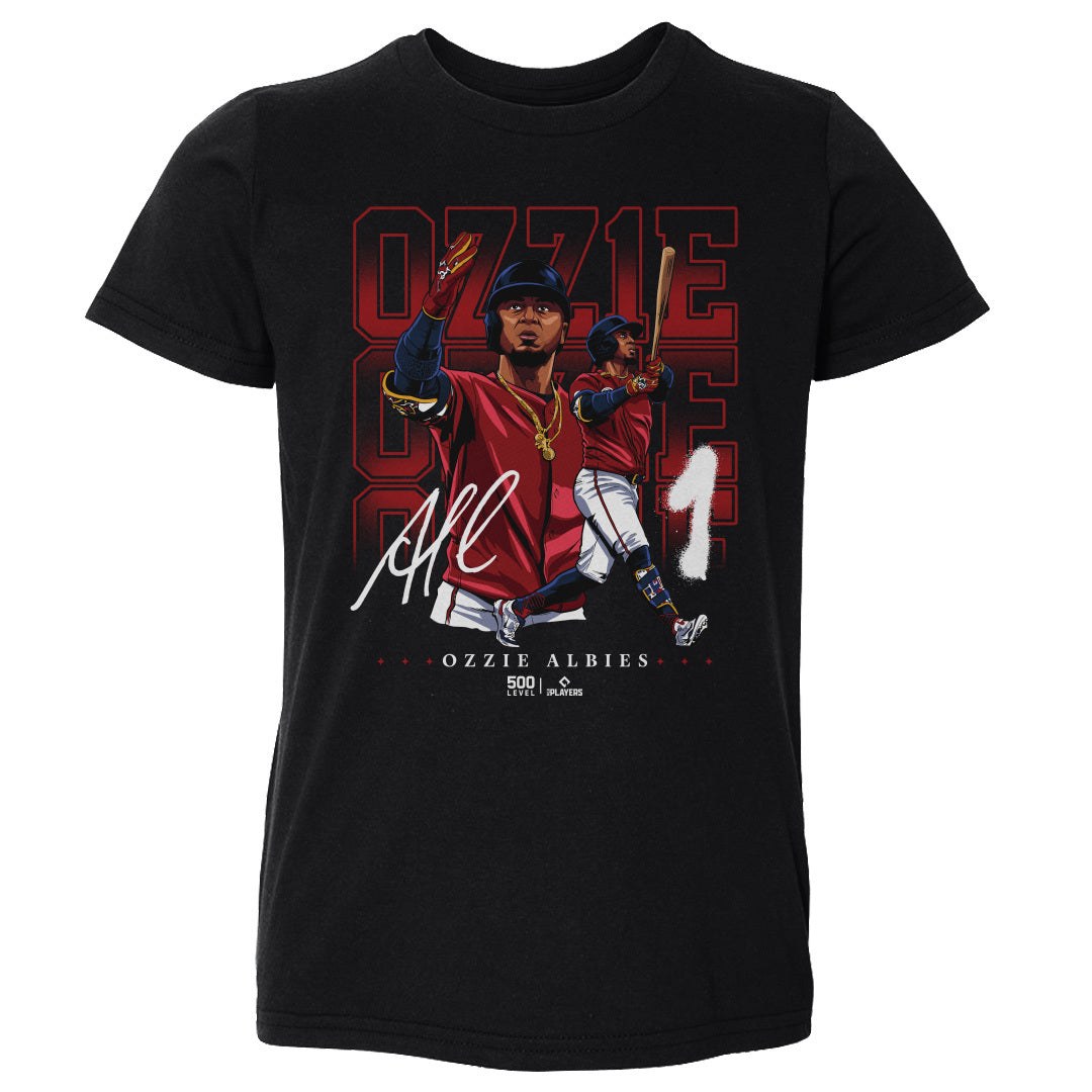 Ozzie Albies Kids Toddler T-Shirt | 500 LEVEL