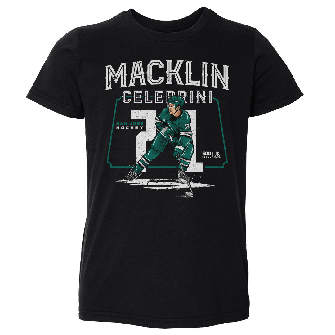 Macklin Celebrini Kids Toddler T-Shirt | 500 LEVEL