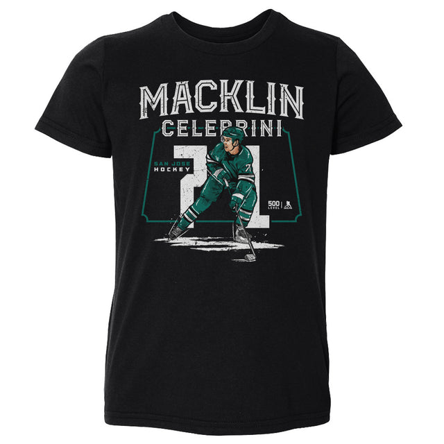 Macklin Celebrini Kids Toddler T-Shirt | 500 LEVEL
