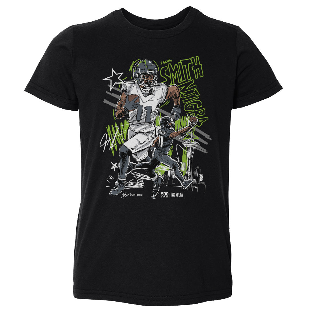 Jaxon Smith-Njigba Kids Toddler T-Shirt | 500 LEVEL