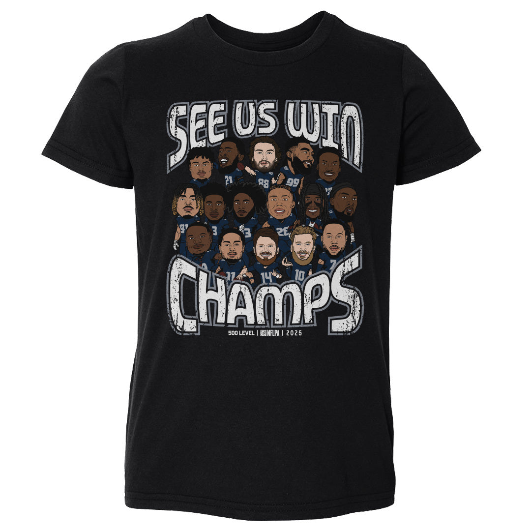 Seattle Football Kids Toddler T-Shirt | 500 LEVEL