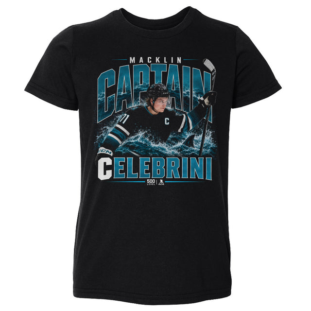 Macklin Celebrini Kids Toddler T-Shirt | 500 LEVEL