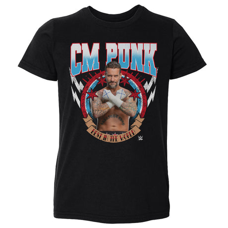 CM Punk Kids Toddler T-Shirt | 500 LEVEL