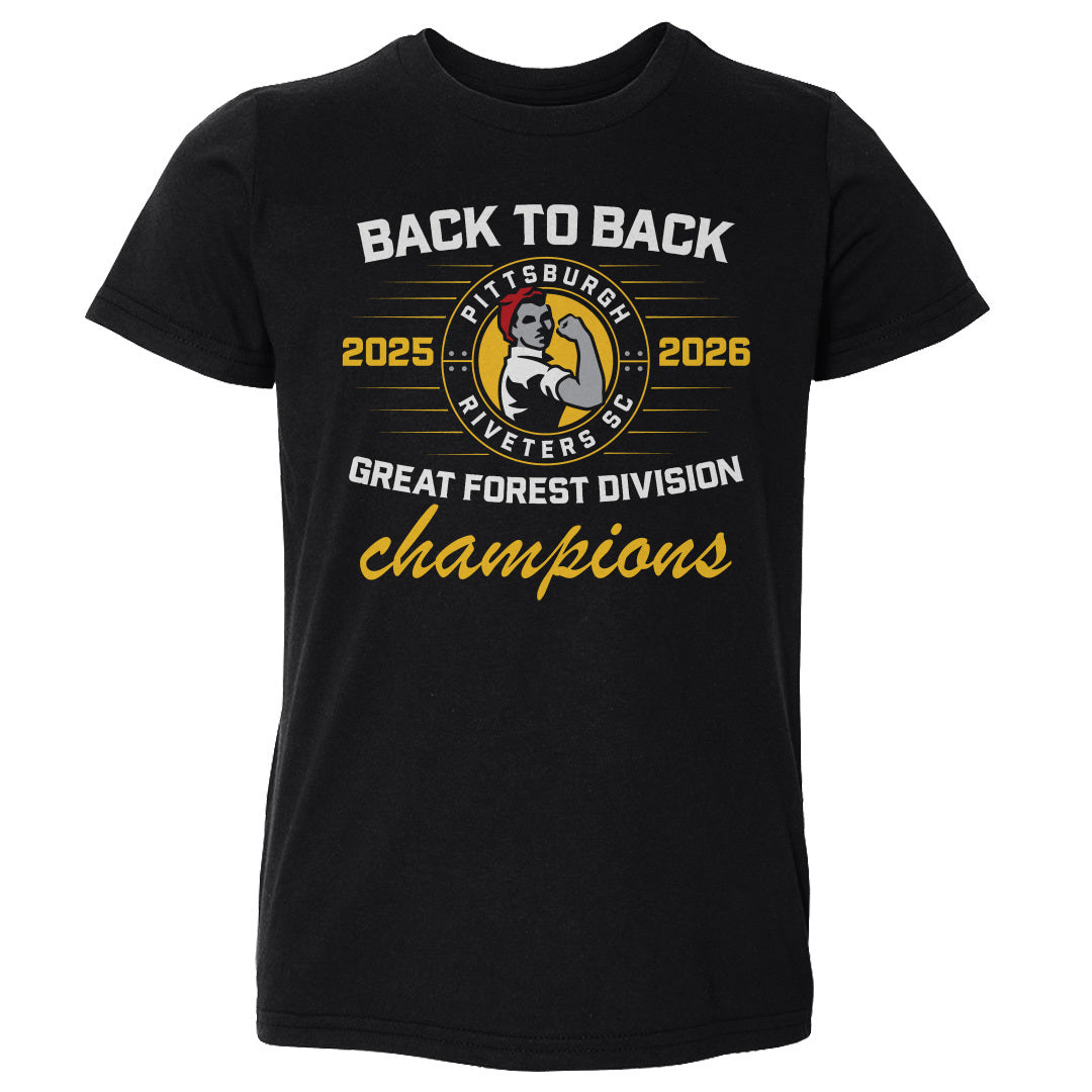 Pittsburgh Riveters SC Kids Toddler T-Shirt | 500 LEVEL
