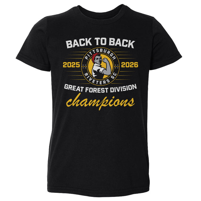 Pittsburgh Riveters SC Kids Toddler T-Shirt | 500 LEVEL