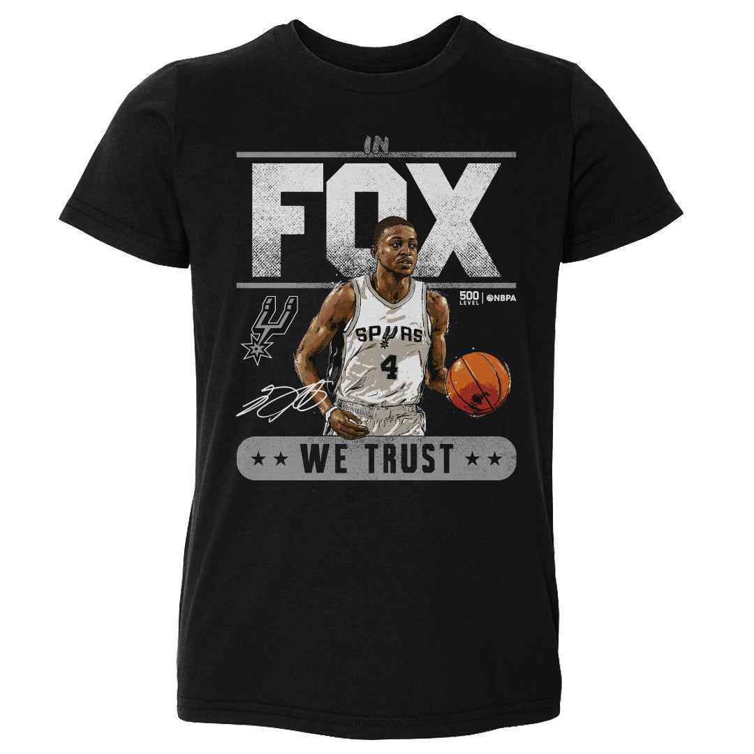 De'Aaron Fox Kids Toddler T-Shirt | 500 LEVEL