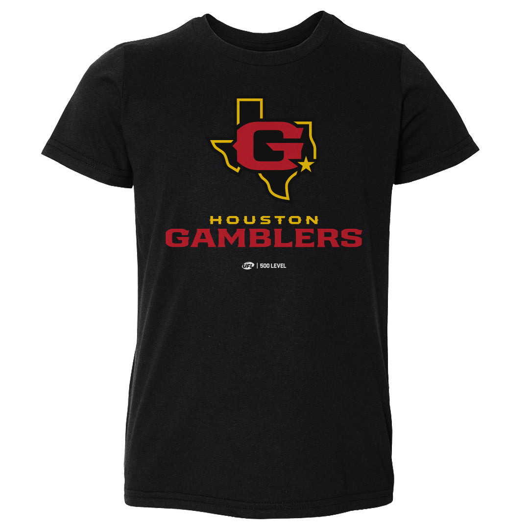 Houston Gamblers Kids Toddler T-Shirt | 500 LEVEL