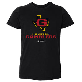 Houston Gamblers Kids Toddler T-Shirt | 500 LEVEL