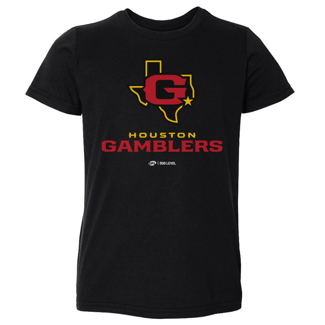 Houston Gamblers Kids Toddler T-Shirt | 500 LEVEL