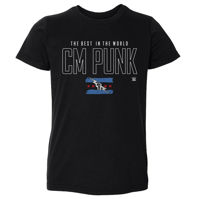 CM Punk Kids Toddler T-Shirt | 500 LEVEL