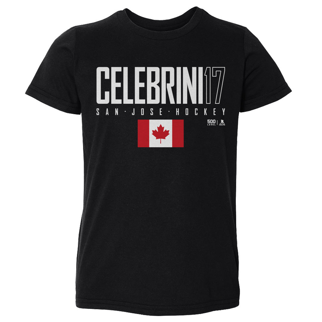 Macklin Celebrini Kids Toddler T-Shirt | 500 LEVEL
