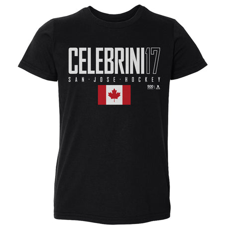 Macklin Celebrini Kids Toddler T-Shirt | 500 LEVEL