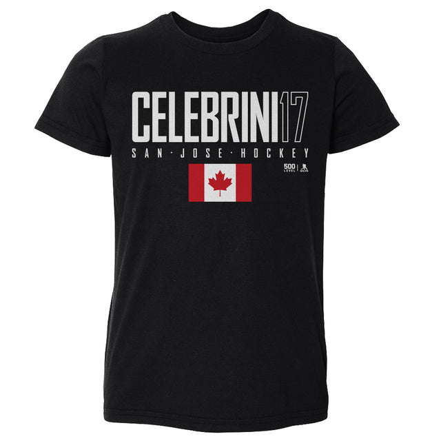 Macklin Celebrini Kids Toddler T-Shirt | 500 LEVEL