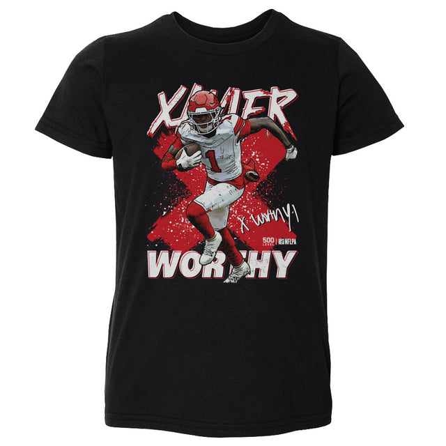 Xavier Worthy Kids Toddler T-Shirt | 500 LEVEL