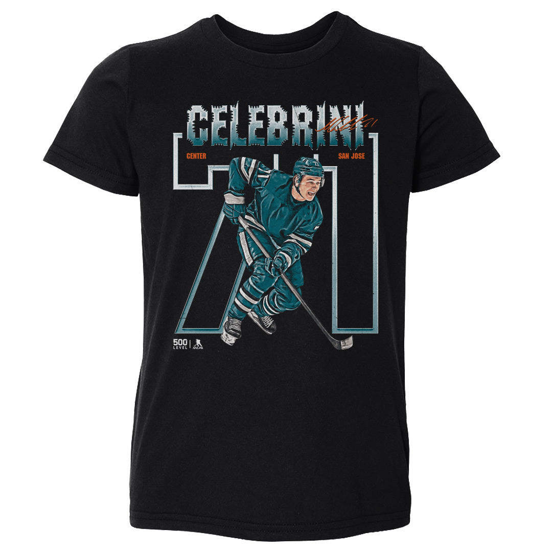 Macklin Celebrini Kids Toddler T-Shirt | 500 LEVEL