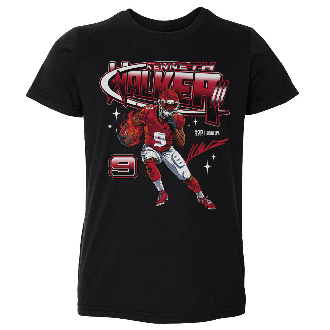Kenneth Walker III Kids Toddler T-Shirt | 500 LEVEL