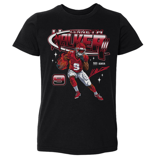 Kenneth Walker III Kids Toddler T-Shirt | 500 LEVEL