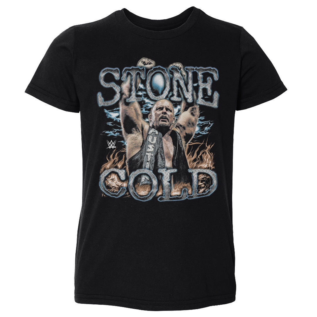 Stone Cold Steve Austin Kids Toddler T-Shirt | 500 LEVEL