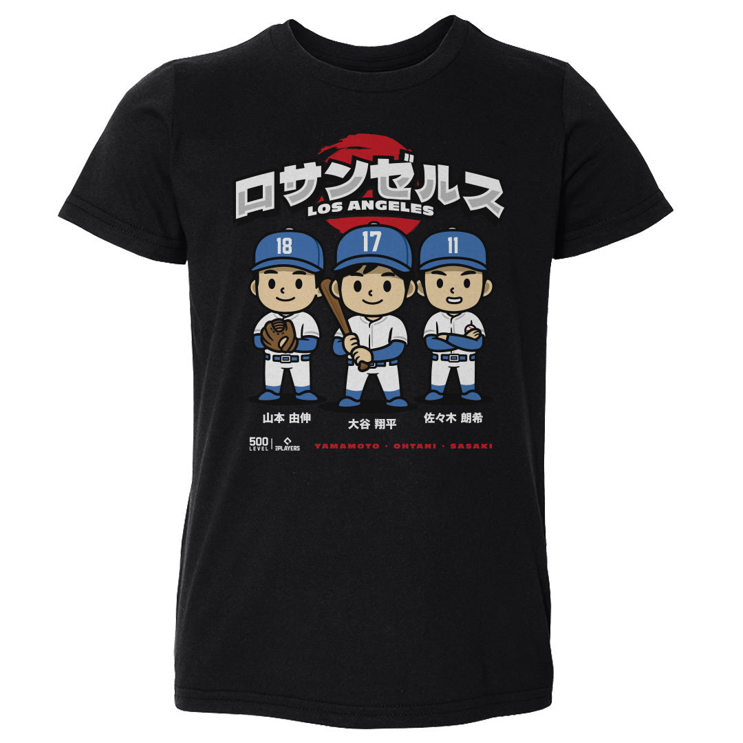 Shohei Ohtani Los Angeles D Chibi Anime Kids Toddler T-Shirt – 500