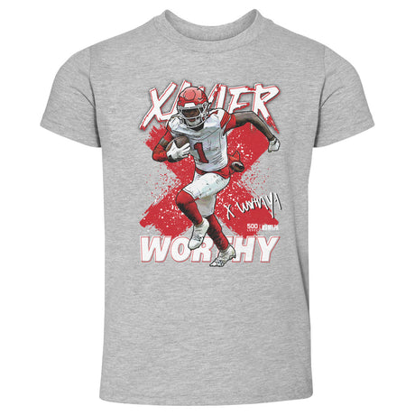 Xavier Worthy Kids Toddler T-Shirt | 500 LEVEL