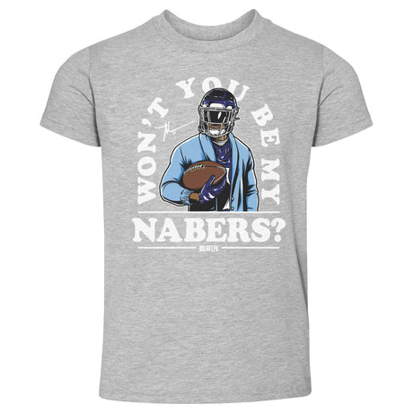 Malik Nabers Kids Toddler T-Shirt | 500 LEVEL