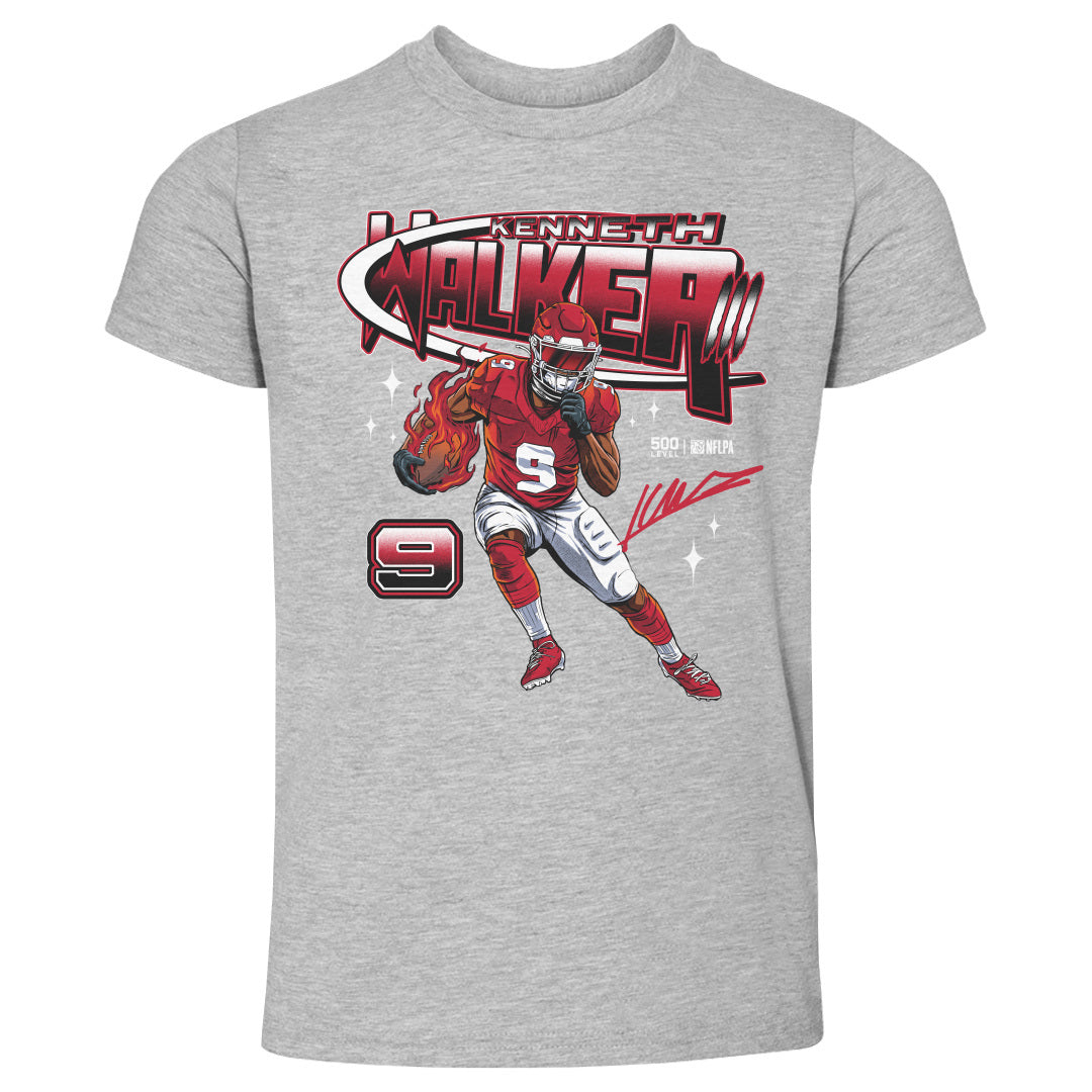 Kenneth Walker III Kids Toddler T-Shirt | 500 LEVEL
