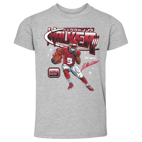 Kenneth Walker III Kids Toddler T-Shirt | 500 LEVEL
