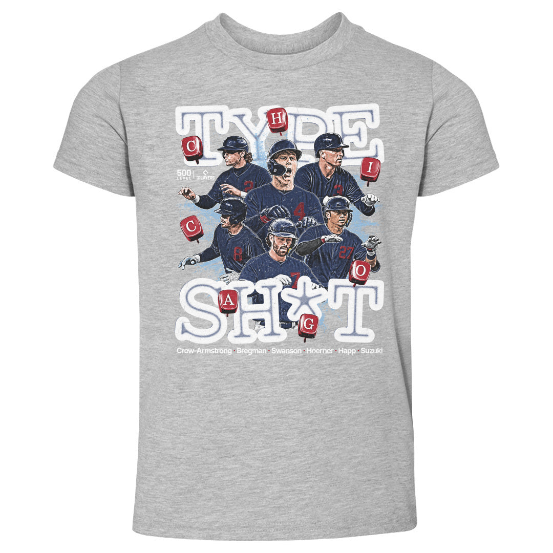 Chicago C Baseball Kids Toddler T-Shirt | 500 LEVEL