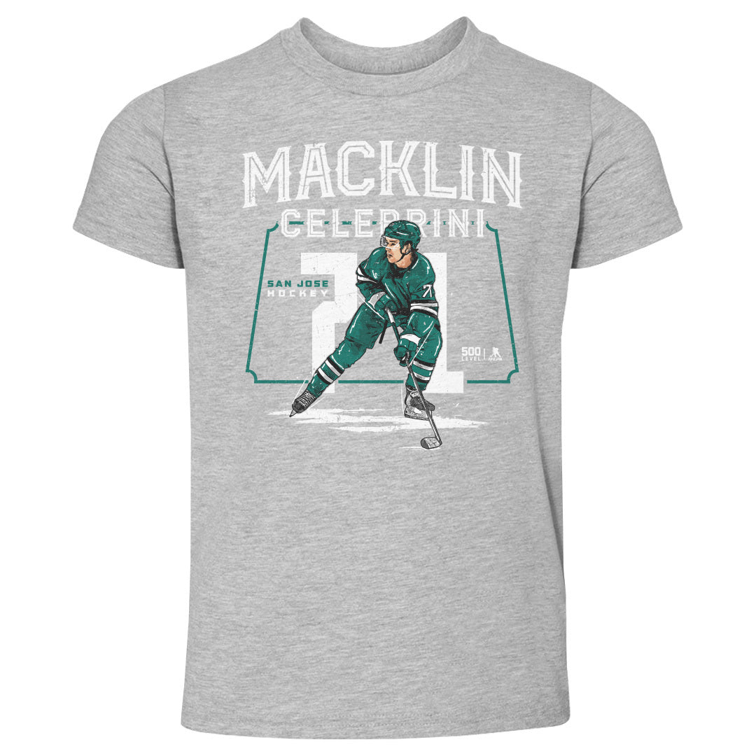 Macklin Celebrini Kids Toddler T-Shirt | 500 LEVEL