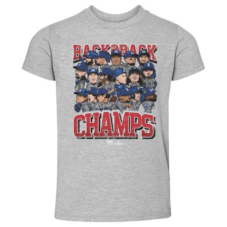 Los Angeles D Baseball Kids Toddler T-Shirt | 500 LEVEL
