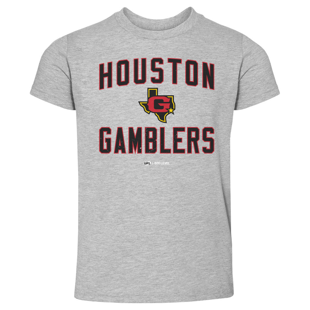 Houston Gamblers Kids Toddler T-Shirt | 500 LEVEL