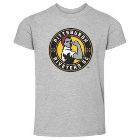 Pittsburgh Riveters SC Kids Toddler T-Shirt | 500 LEVEL
