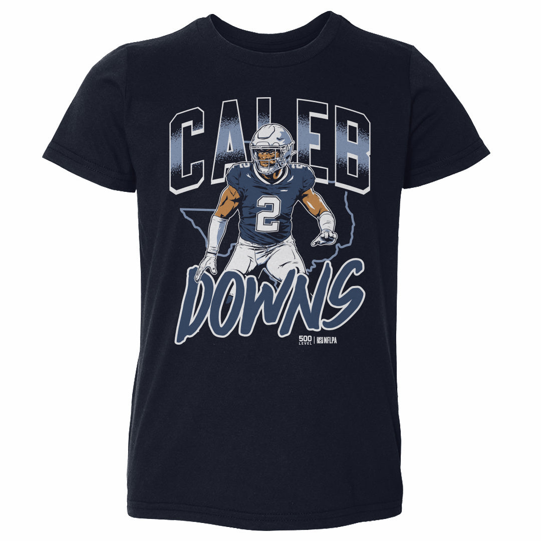 Caleb Downs Kids Toddler T-Shirt | 500 LEVEL