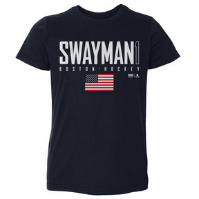 Jeremy Swayman Kids Toddler T-Shirt | 500 LEVEL