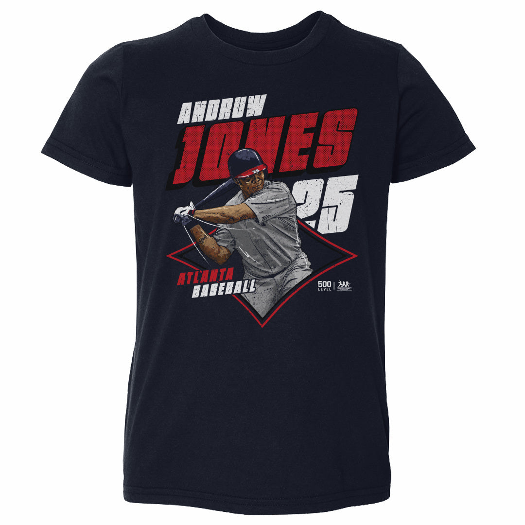 Andruw Jones Kids Toddler T-Shirt | 500 LEVEL