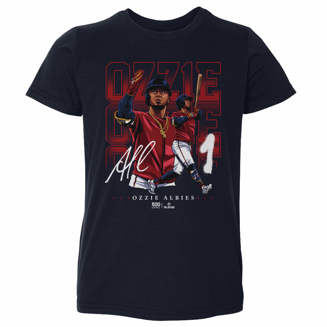 Ozzie Albies Kids Toddler T-Shirt | 500 LEVEL