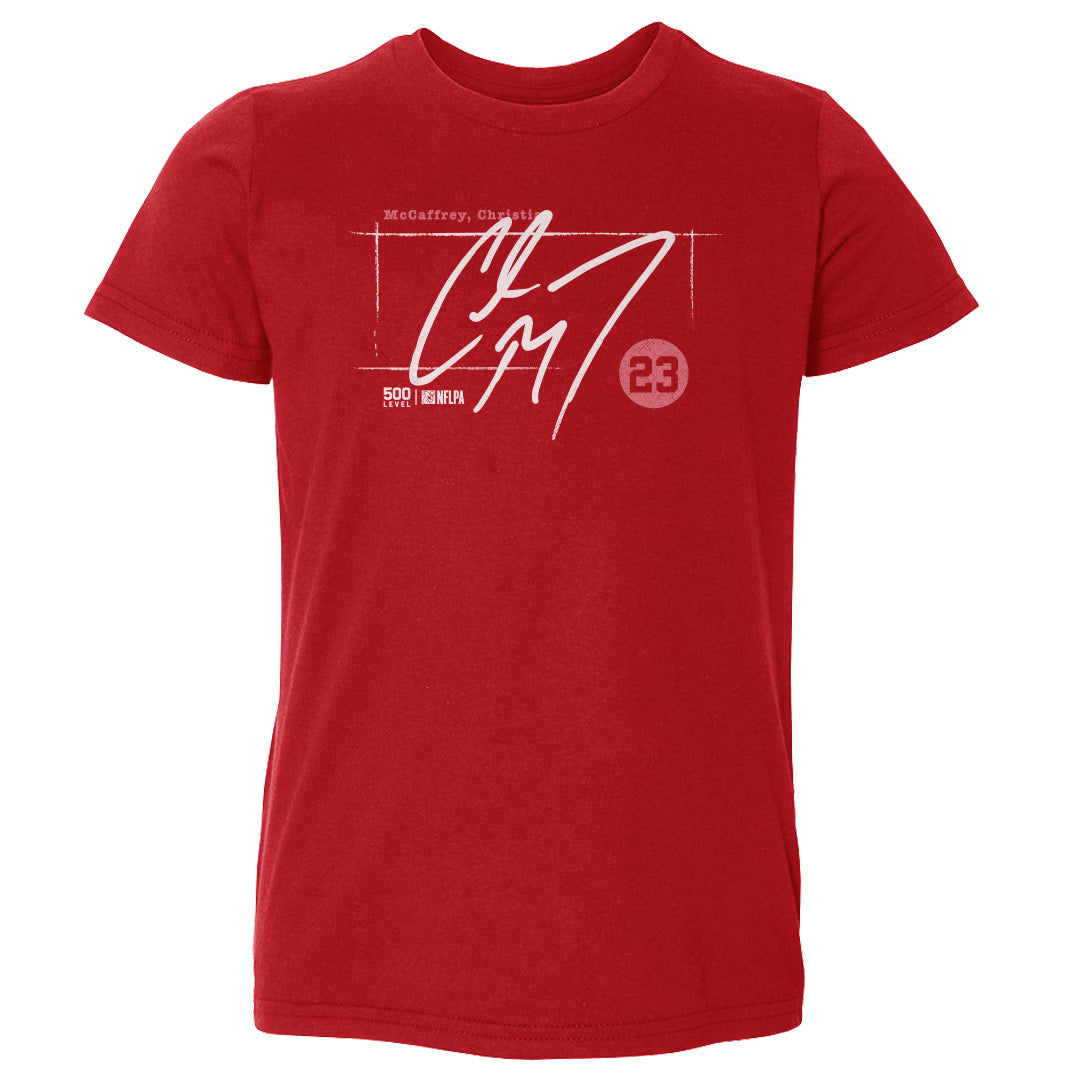 Christian McCaffrey Kids Toddler T-Shirt | 500 LEVEL