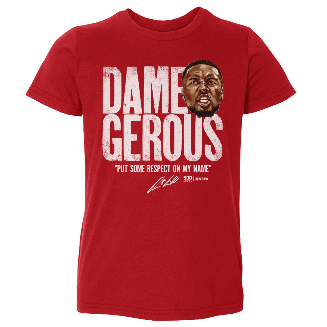 Damian Lillard Kids Toddler T-Shirt | 500 LEVEL